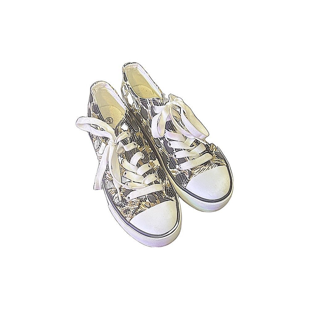 Preloved Leopard Print Sneakers Size 6